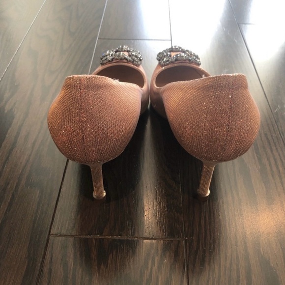 Manolo Blahnik Hangisi Heels 37.5 - Picture 3 of 8